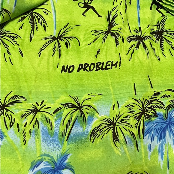 Yeah, Mon Vibrant Palm Print Green Midi Dress - Picture 14 of 17